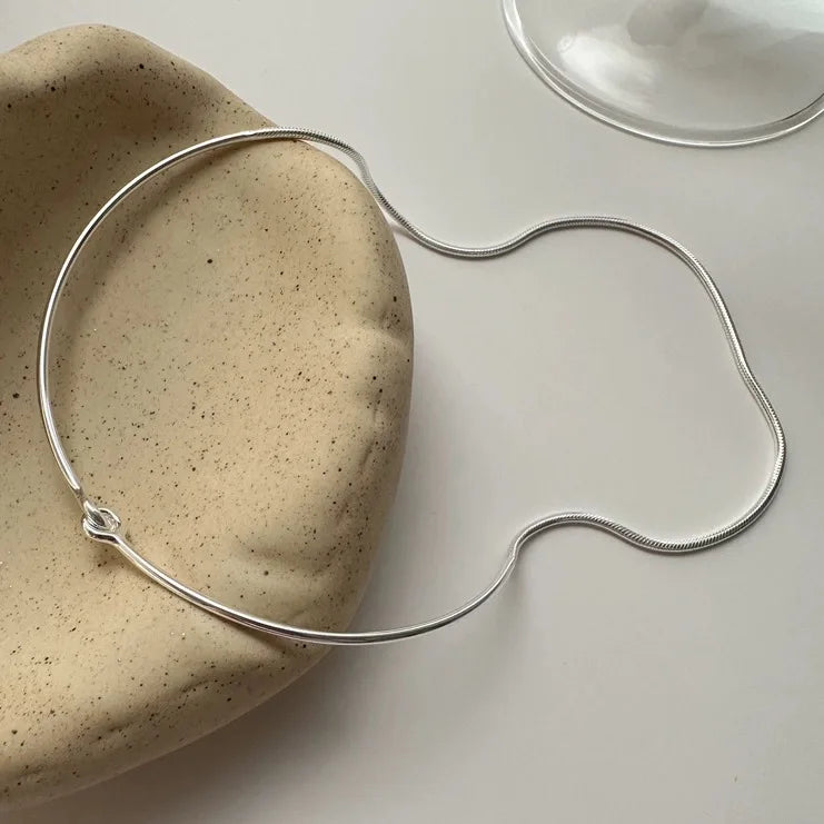 Halskette aus 925er-Sterlingsilber, schwarze Perlen, quadratisch, unregelmäßig, Punk, geometrisch, für Frauen und Mädchen, Schmuck, Geschenk, Dropshipping, Großhandel