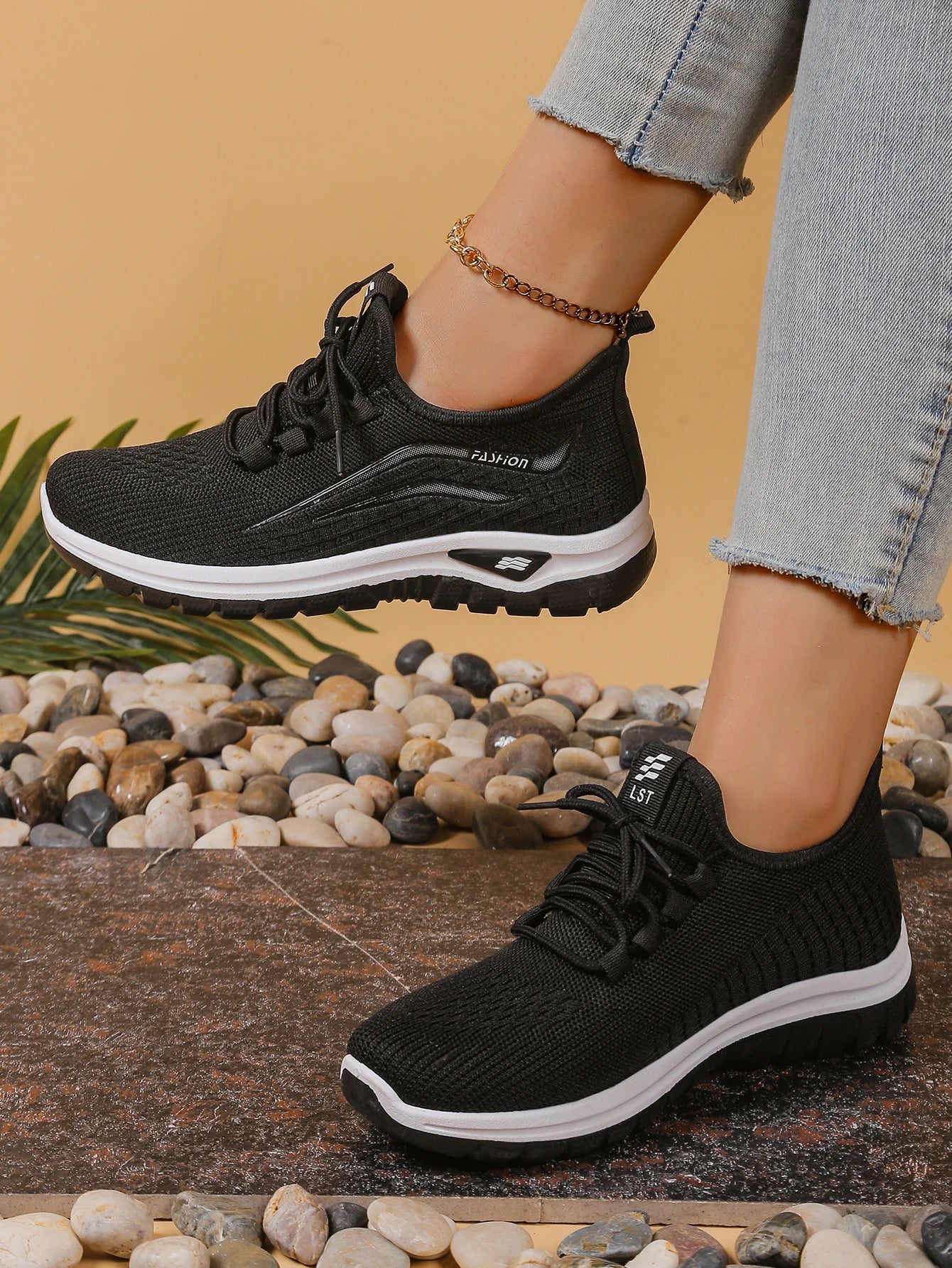 Damen Sneakers Leicht und Atmungsaktiv