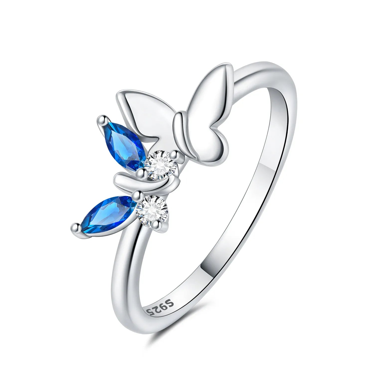 Zirkon Sternring Silber