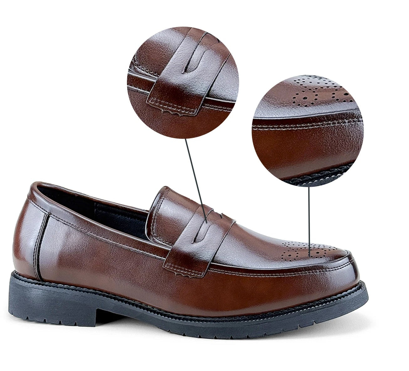 Herren Oxford Loafer aus Leder