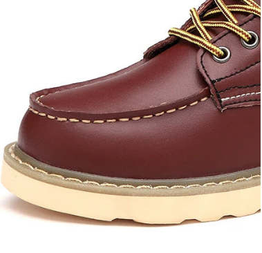 High-Top Herren Lederstiefel – Motorrad Mode Stiefeletten Herbst/Winter Freizeit Arbeit