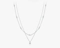 MODIAN 925 Silber Moissanit Choker