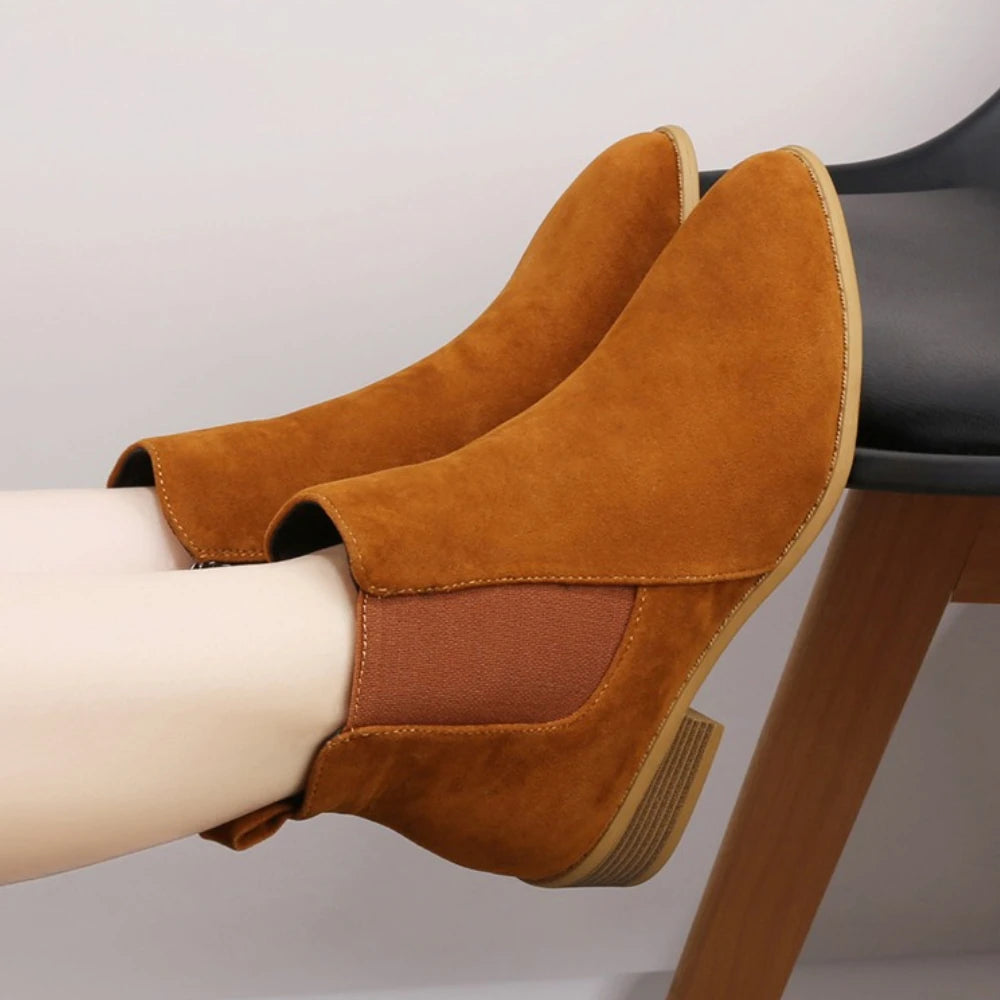 Damen Wildleder-Stiefeletten