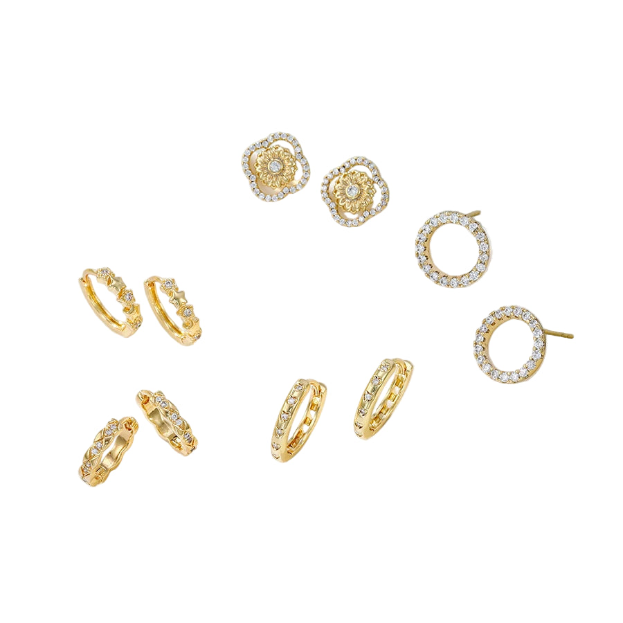 Goldfarbener Schmuck-Set