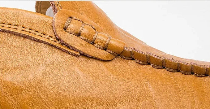 Herren Leder Loafers