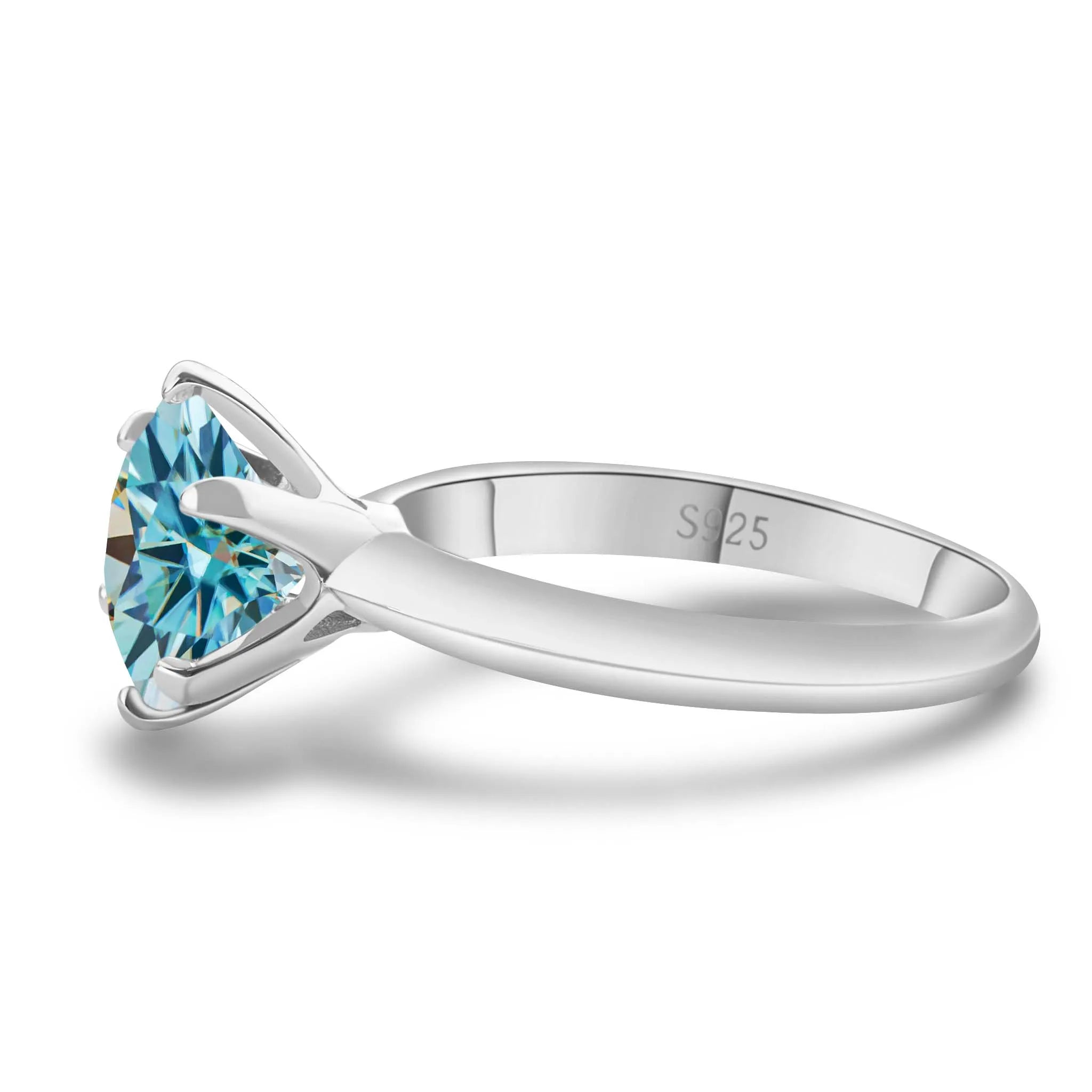 Damen Moissanit Luxus-Ring