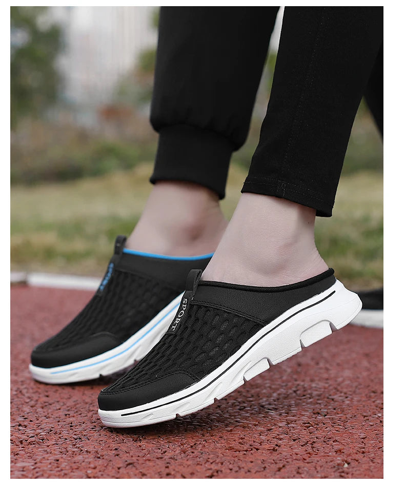 Herren Loafer-Hausschuhe Atmungsaktiv Dicke Sohle