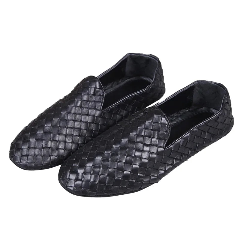 Faltbare Leder Schuhe