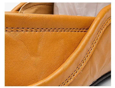 Herren Leder Loafers