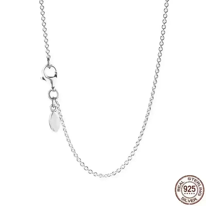 Heißer Verkauf 925er Sterlingsilber klassische quadratische herzförmige Schleife Halskette exquisite Luxus Damen Charm Schmuck Festival Geschenke