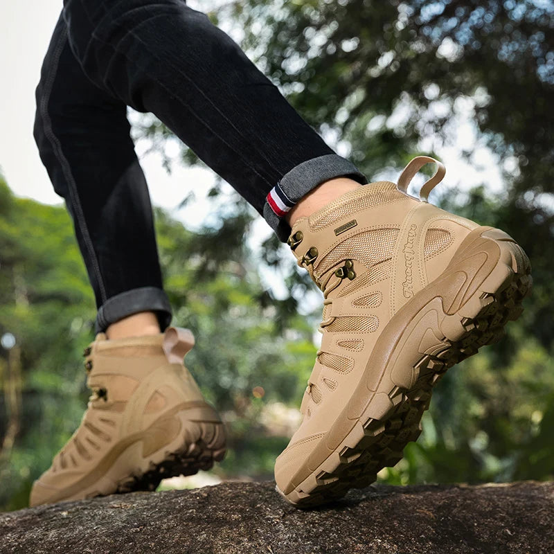 Herren Outdoor Wanderschuhe – Desert Combat & Taktische Stiefel
