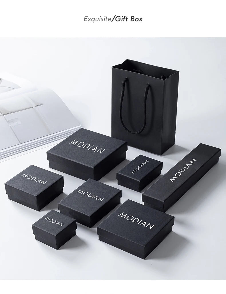 MODIAN Halskette mit weißem Emaille-Blumen-Anhänger aus 925er-Sterlingsilber, Charm-Gänseblümchen-Halskette für Frauen, hypoallergener Schmuck