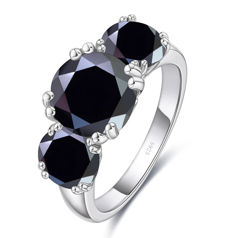 Moissanit Diamantring Silber