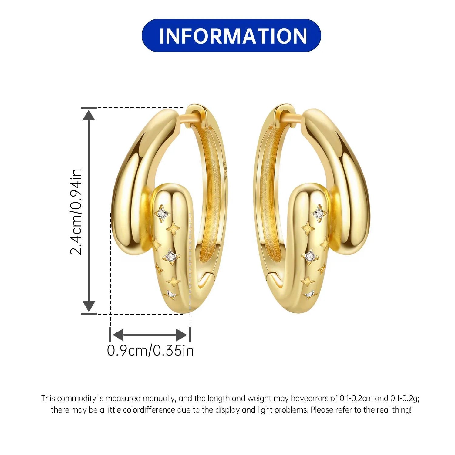 Heißer Verkauf 925 Sterling Silber Klassische Multi Ring Ohrringe Serie Tropfen Ohrringe Für Frauen Party Feines Geschenk Elegante Geburtstag Schmuck