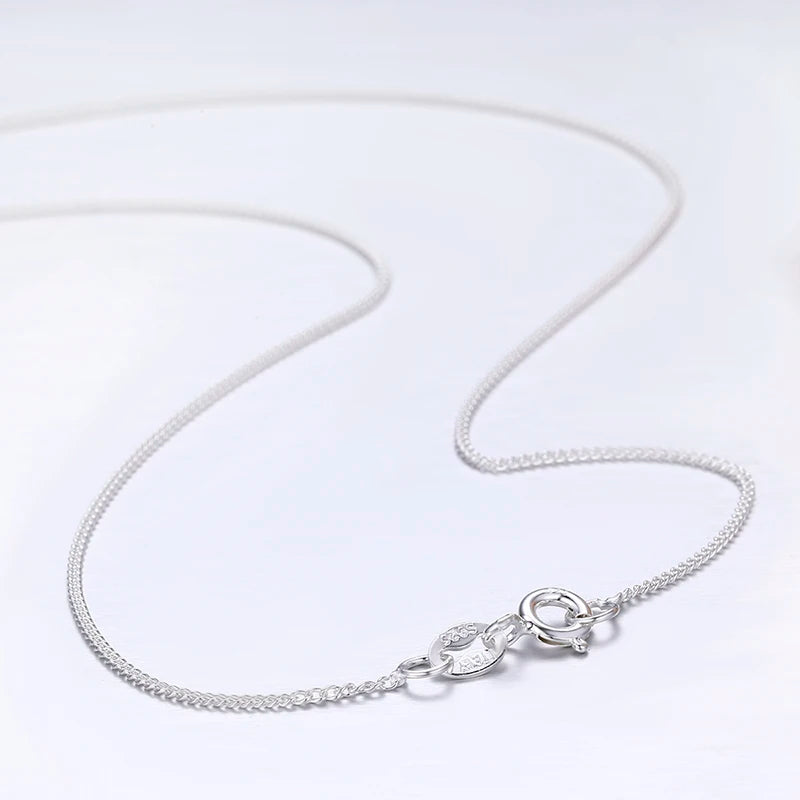 45 cm-60 cm 1,4mm Dünne 925 Sterling Silber Gelb Gold Farbe Panzerkette Choker Halskette Frauen Mädchen schmuck Kolye Collares Collier