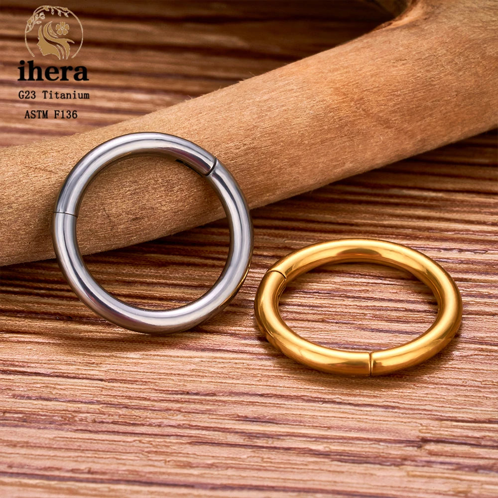 10/50PCS G23 Titan Nasenring Für Frauen Piercing Schmuck Runde Ohrring Hoop 16/18/20G Ohr Tragus Knorpel Helix Körper Schmuck