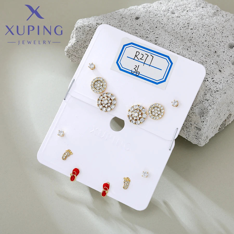 Goldfarbener Schmuck-Set