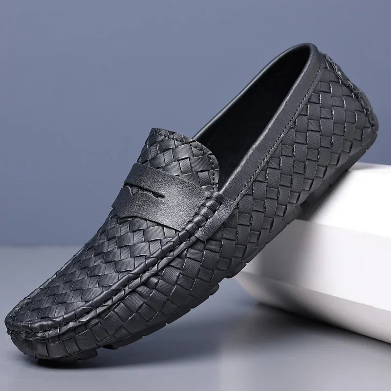 Herren Slipper aus PU-Leder