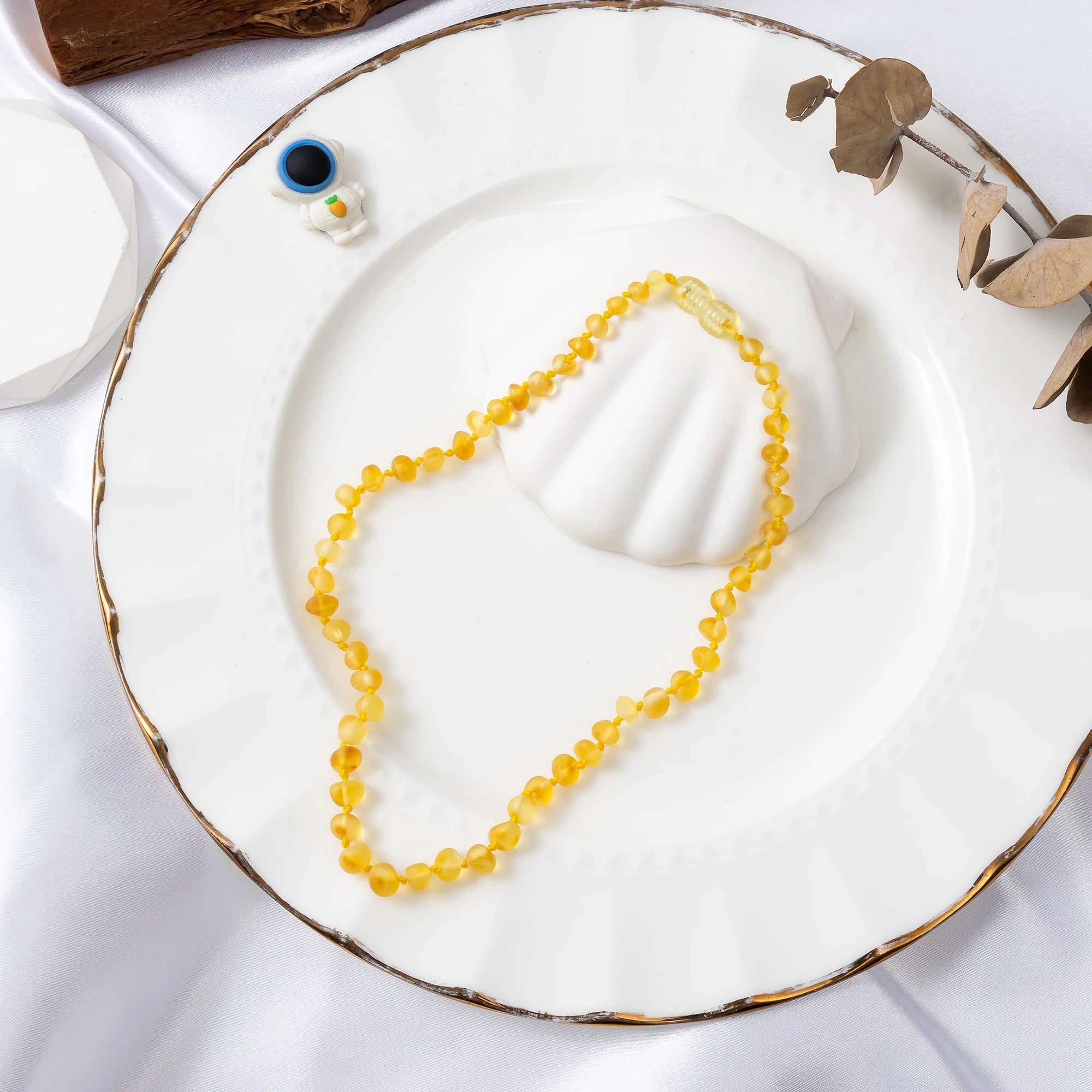 Halskette aus baltischem Bernstein – zertifiziert als 100 % authentischer baltischer Bernstein