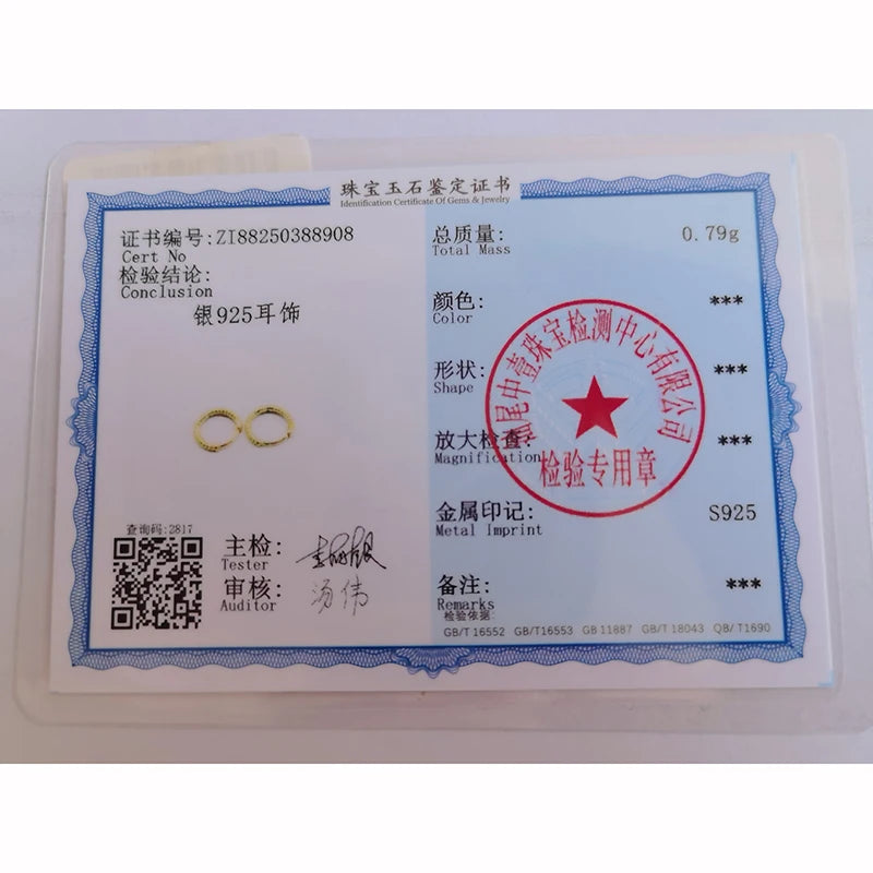 INZATT Echt 925 Sterling Silber Twisted Rope Form 18 Karat Creolen für Frauen Klassischen Feinen Schmuck Geometrische Zubehör