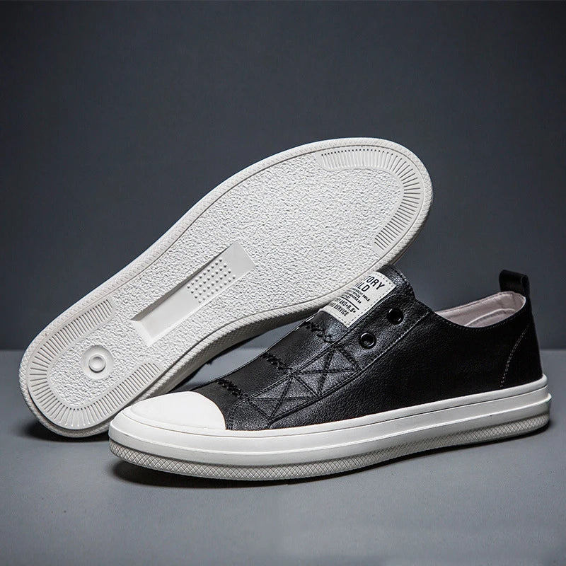 100% echtes Leder Schuhe Casual Schuhe