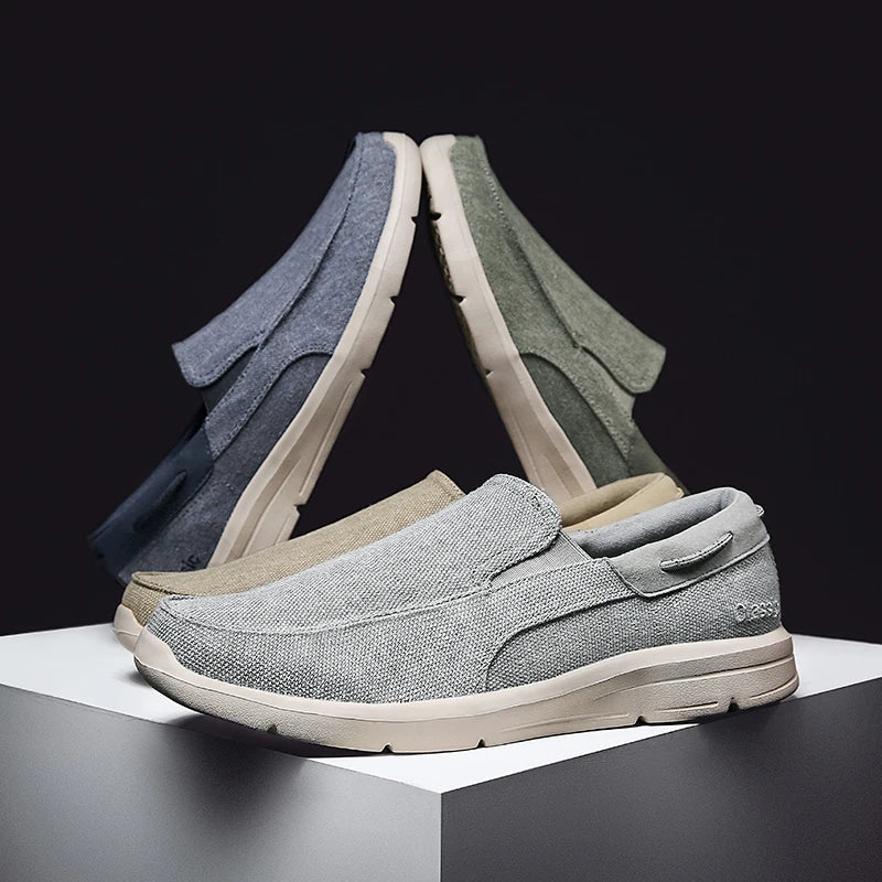 Herren Leinwand Schuhe