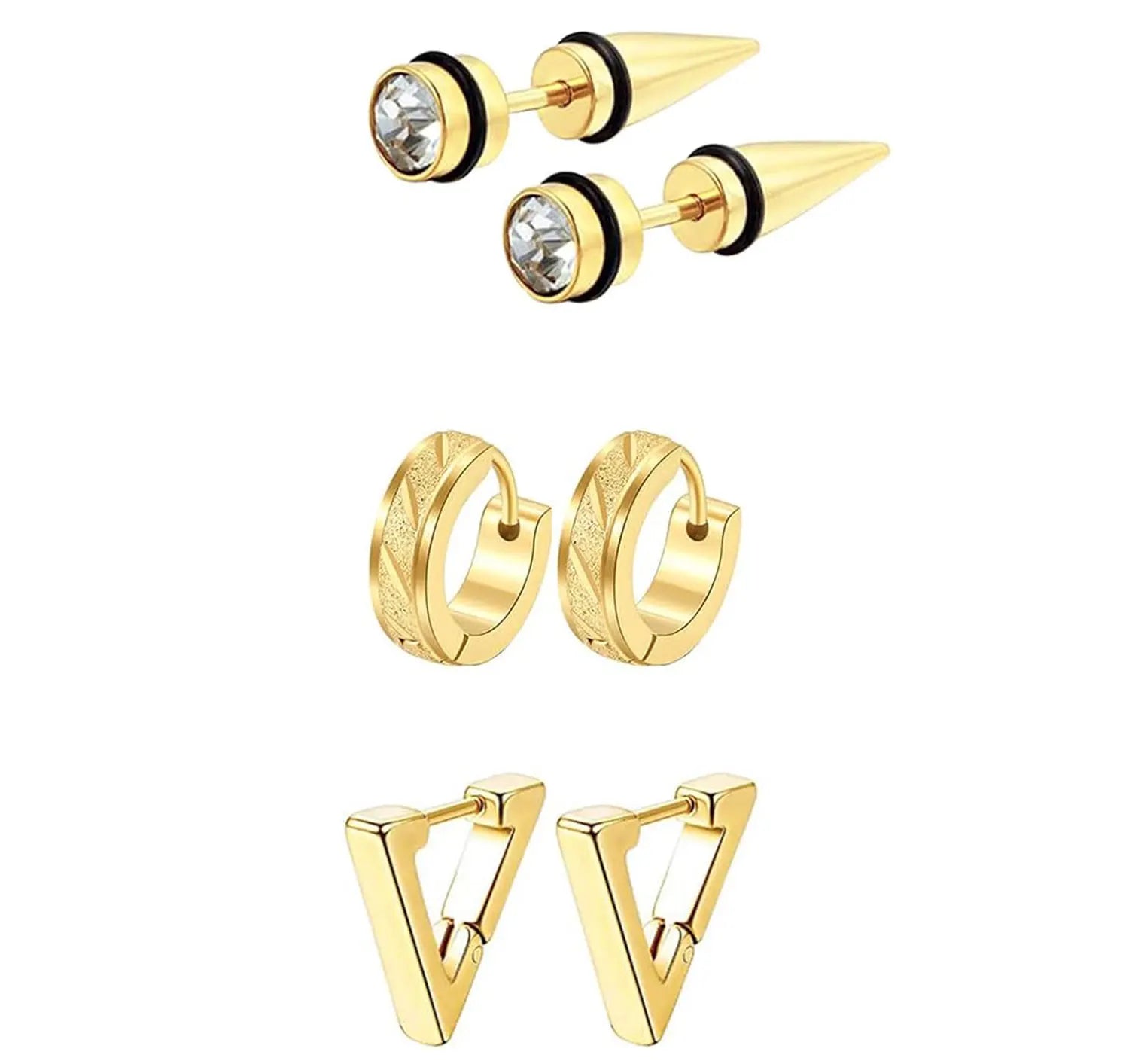 Edelstahl Herren  fraun Ohrringe