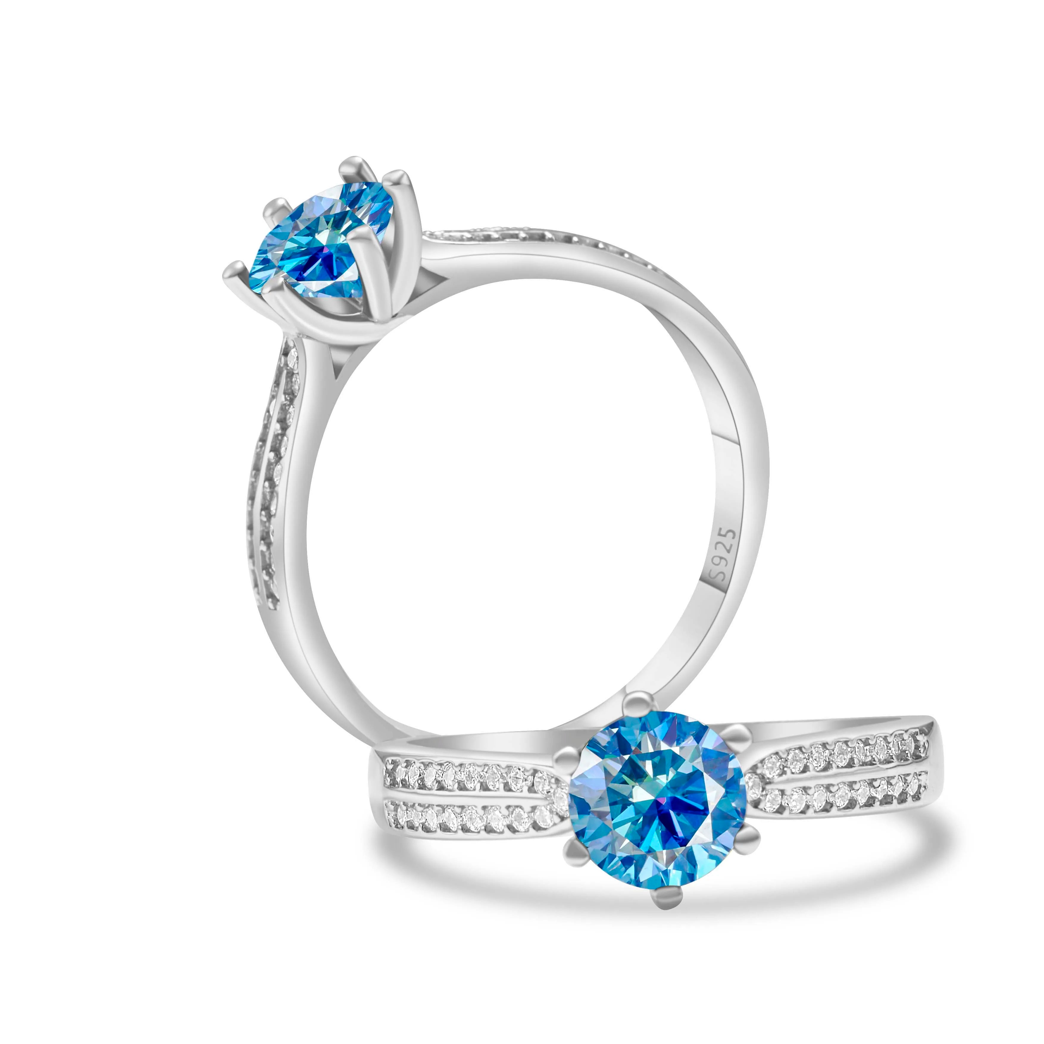 Ring D-Farbe – S925 Sterling Silber