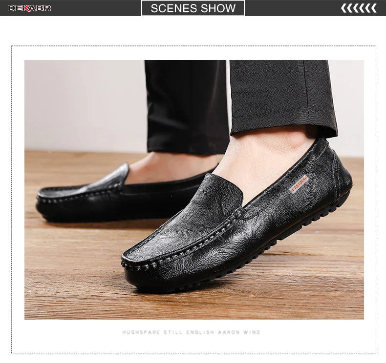 Klassische DEKABR Leder Loafer