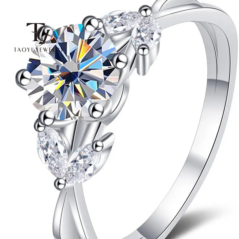 Luxus Moissanit-Solitärring – 1ct – Frauen