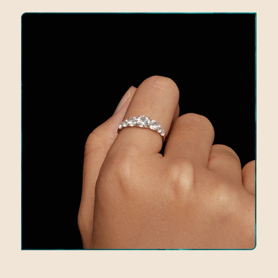 925 Sterling Silber  Herzring Silber