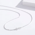 925 Sterling Silber Boxkette 1 mm