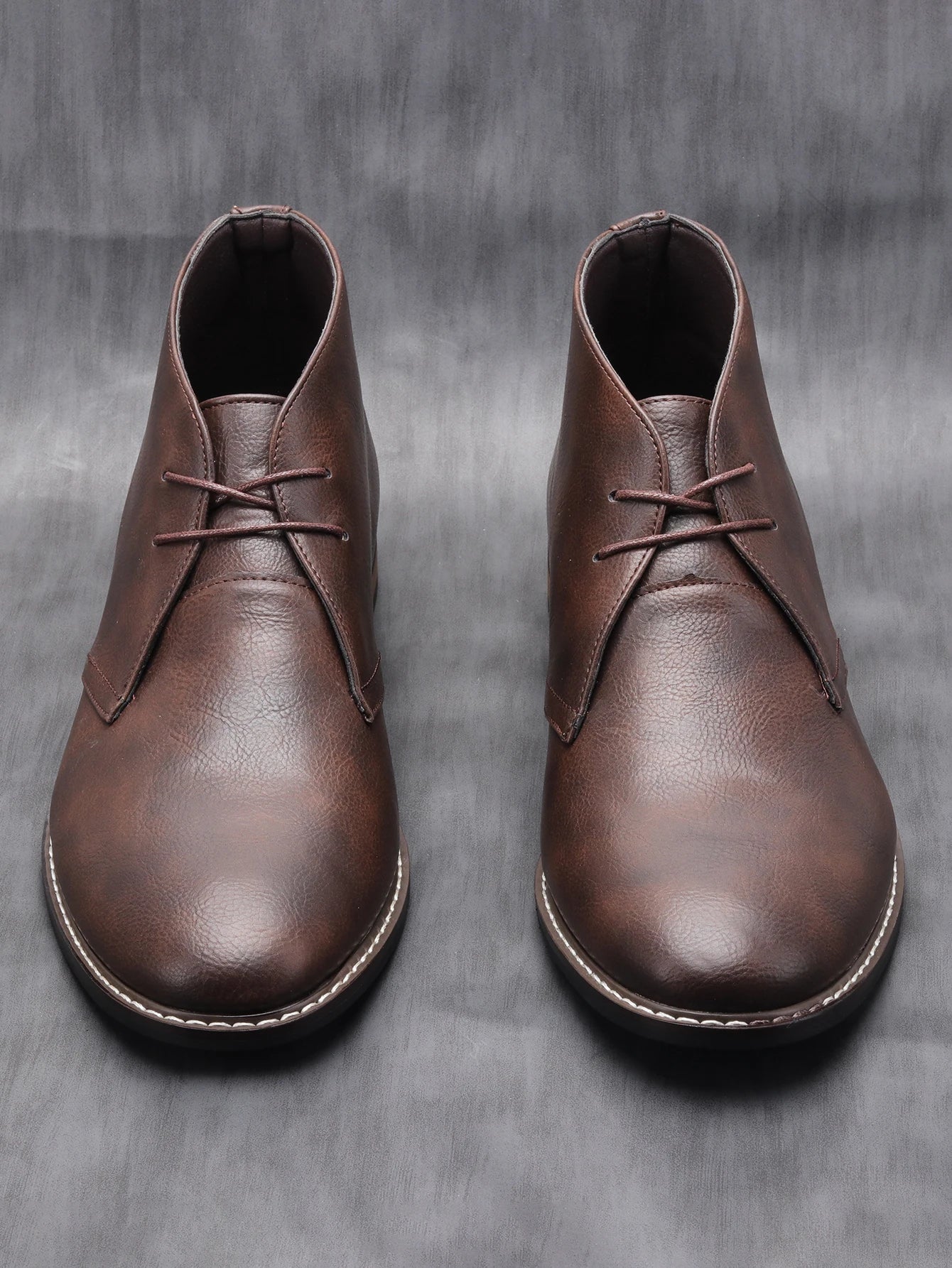 Retro Stil Herren Lederstiefel – Klassische Vintage Stiefeletten