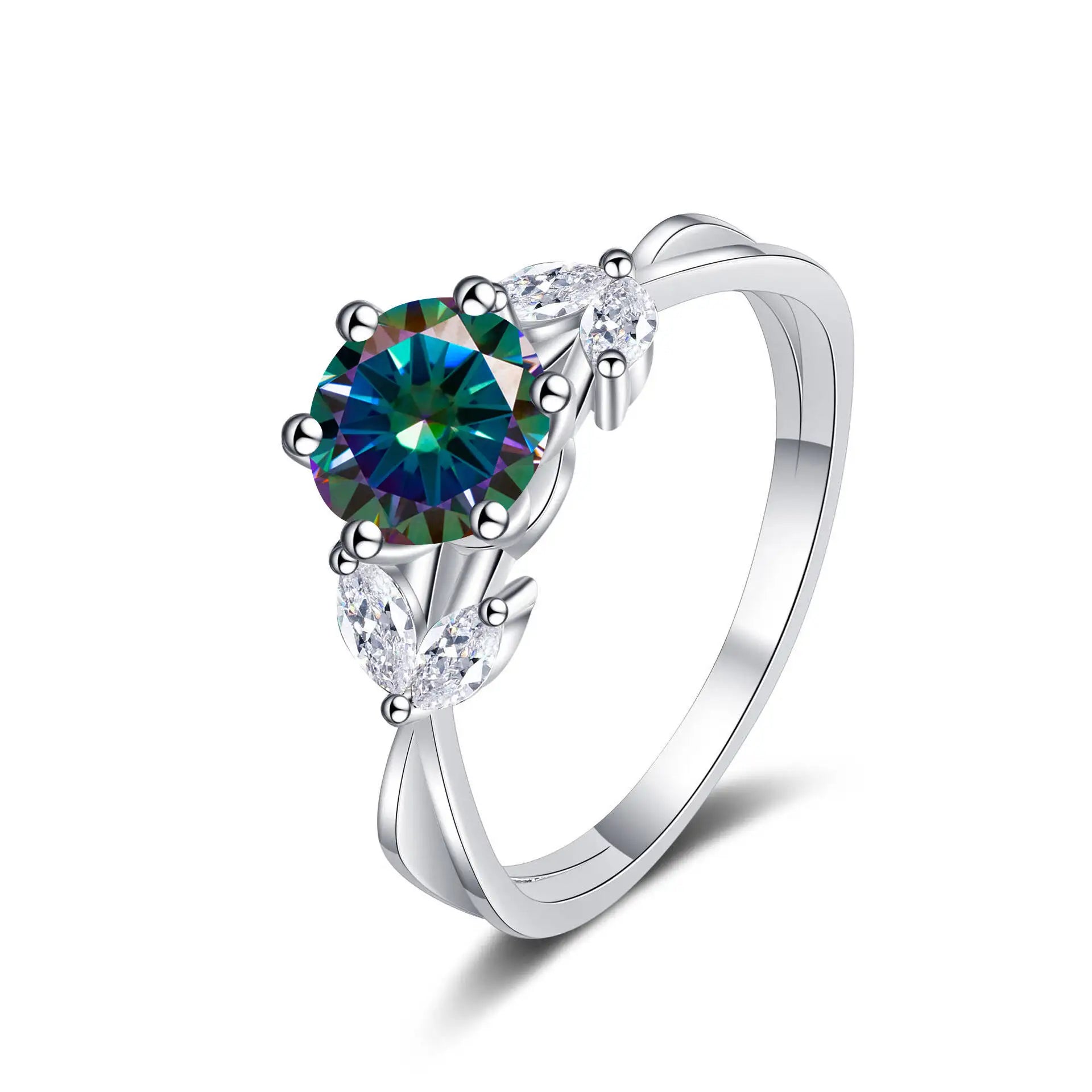 Luxus Moissanit-Solitärring – 1ct – Frauen