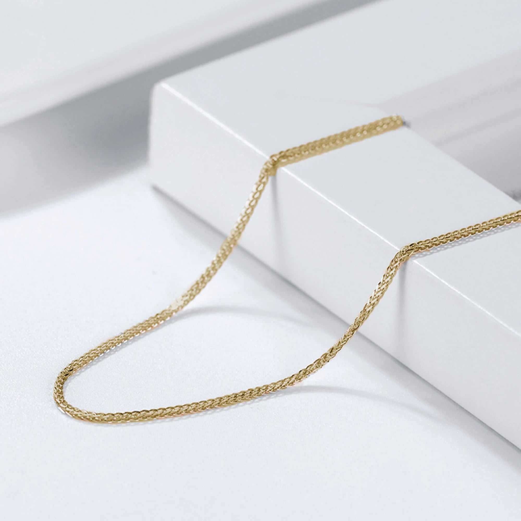 Effie Queen 100 % 925 Sterling Silber italienische 1,2 mm Chopin-Kette für Damen, modisch, 40–60 cm, Basic-Halskette, Schmuck SC53