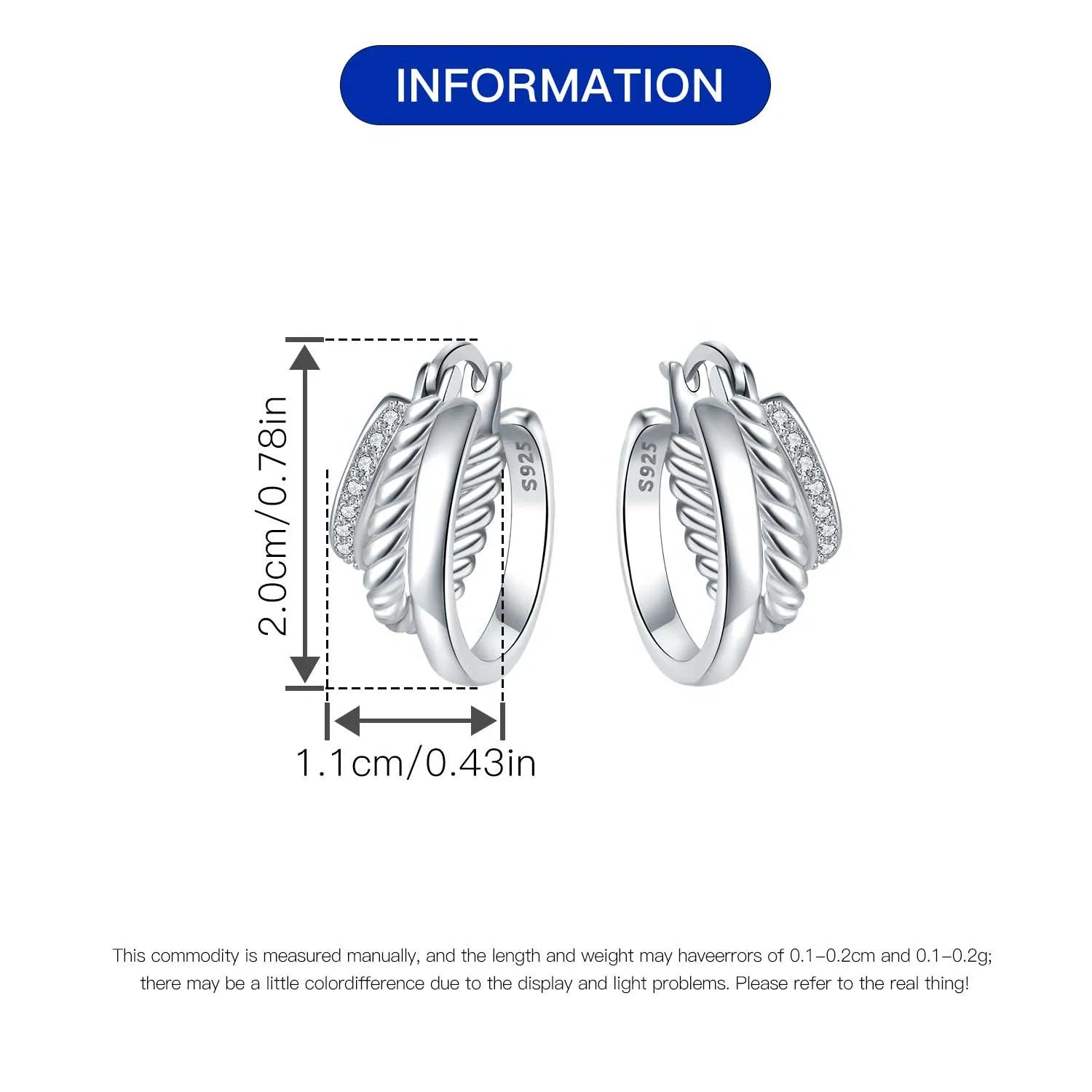 Heißer Verkauf 925 Sterling Silber Klassische Multi Ring Ohrringe Serie Tropfen Ohrringe Für Frauen Party Feines Geschenk Elegante Geburtstag Schmuck