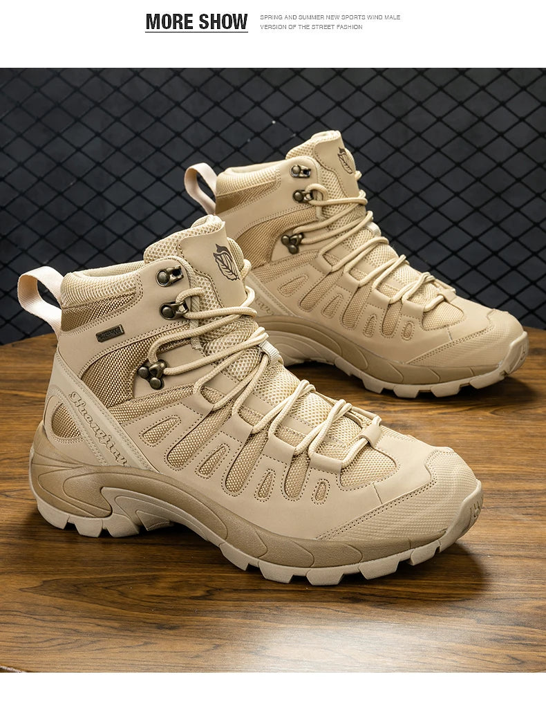 Herren Outdoor Wanderschuhe – Desert Combat & Taktische Stiefel