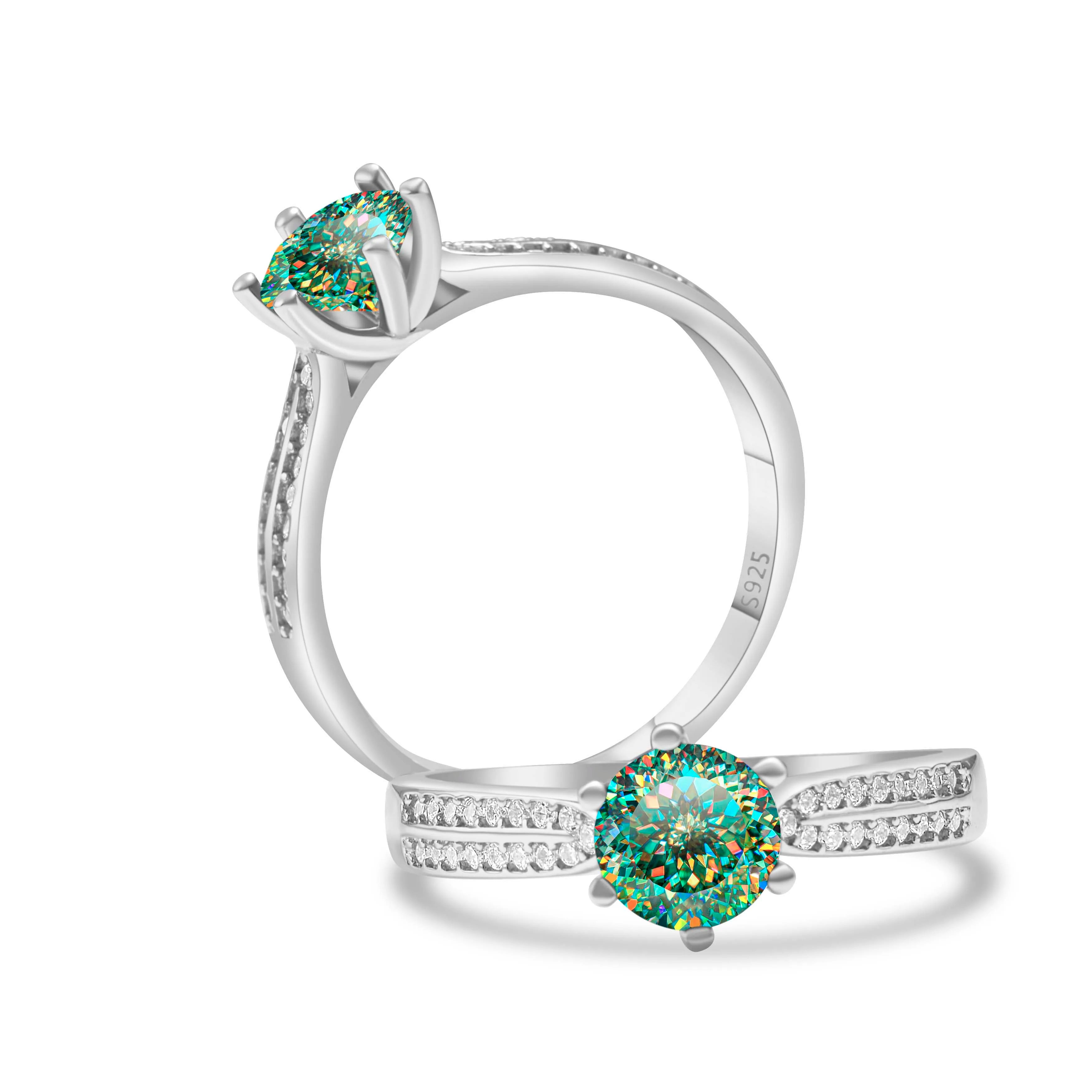 Ring D-Farbe – S925 Sterling Silber