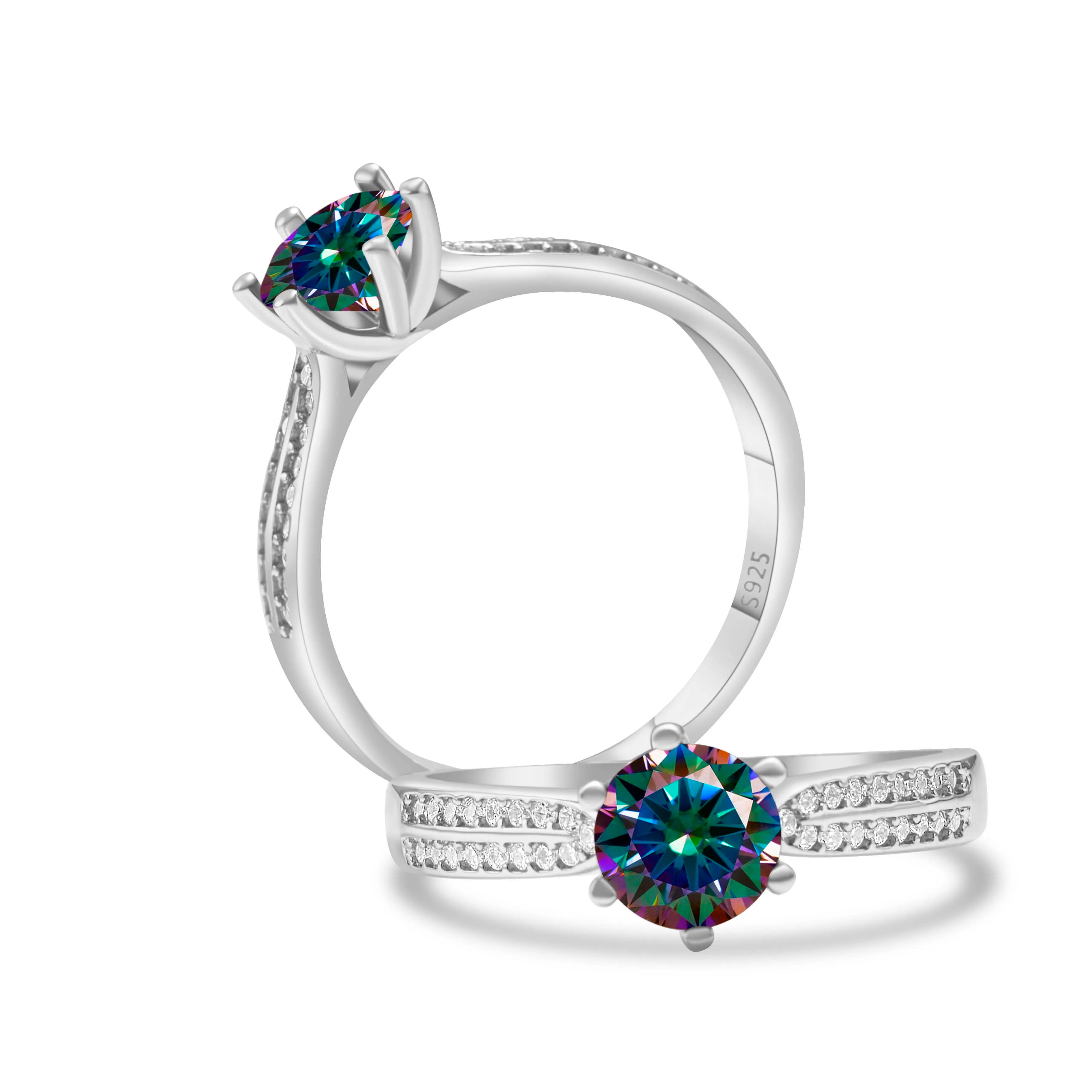 Ring D-Farbe – S925 Sterling Silber