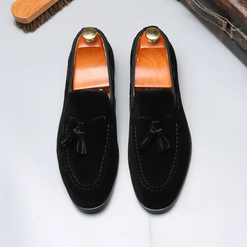 Herren Fransen Loafers