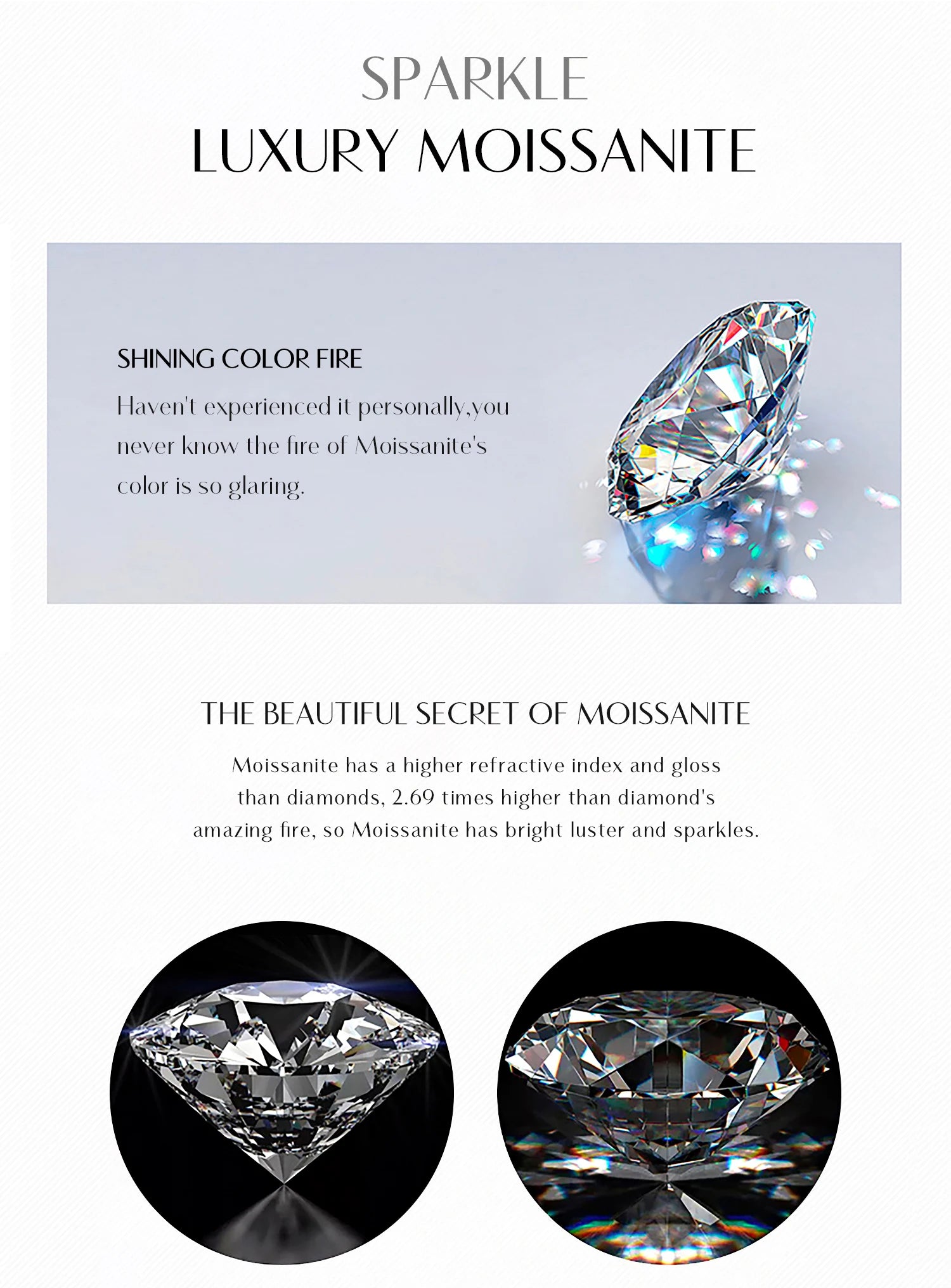 MODIAN D Farbe Moissanit 925 Sterling Silber Stapelbare Anhänger Halsketten Labor Diamant Link Kette Schmuck Für Frauen Luxus Geschenk