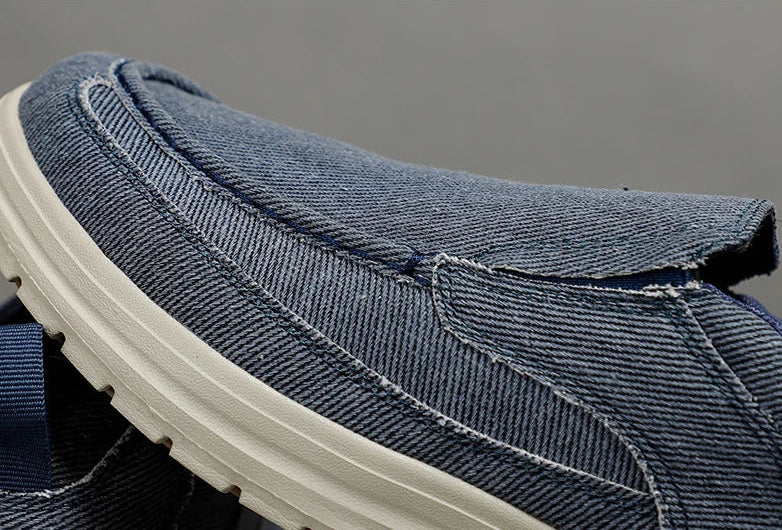 Herrenschuhe – Atmungsaktive Canvas-Slipper