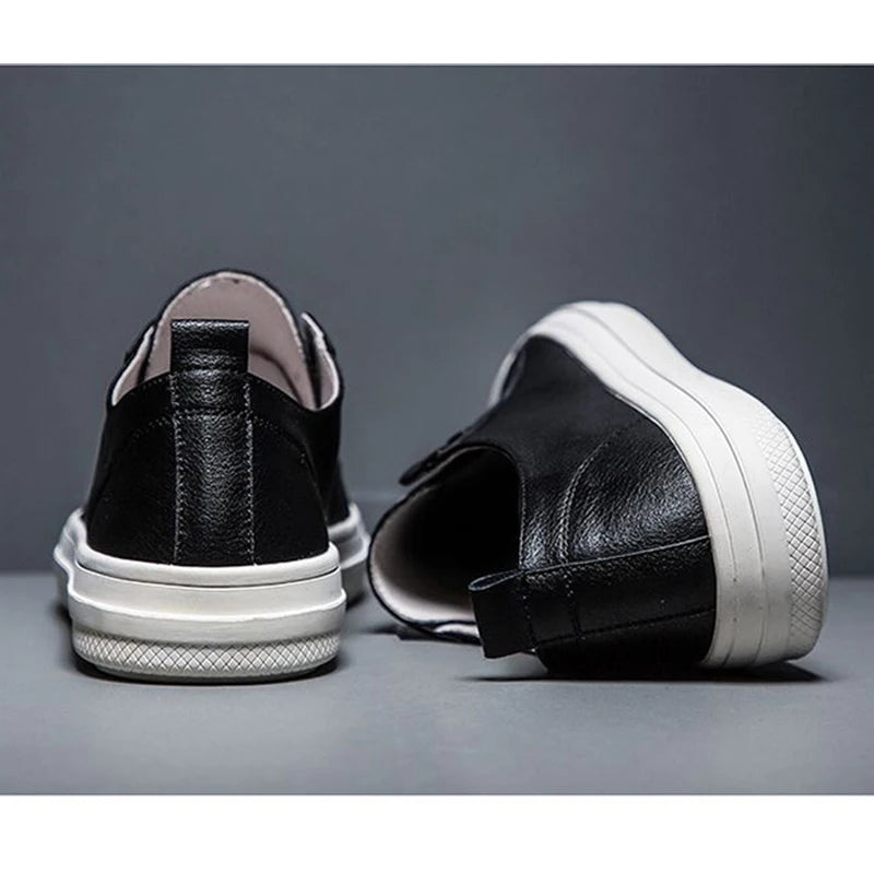 100% echtes Leder Schuhe Casual Schuhe