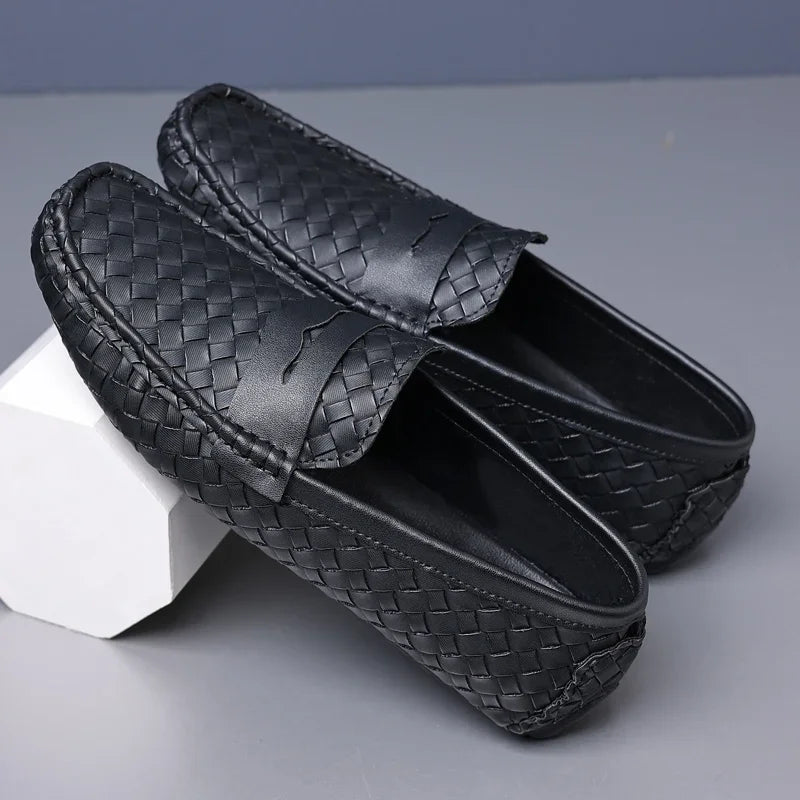 Herren Slipper aus PU-Leder