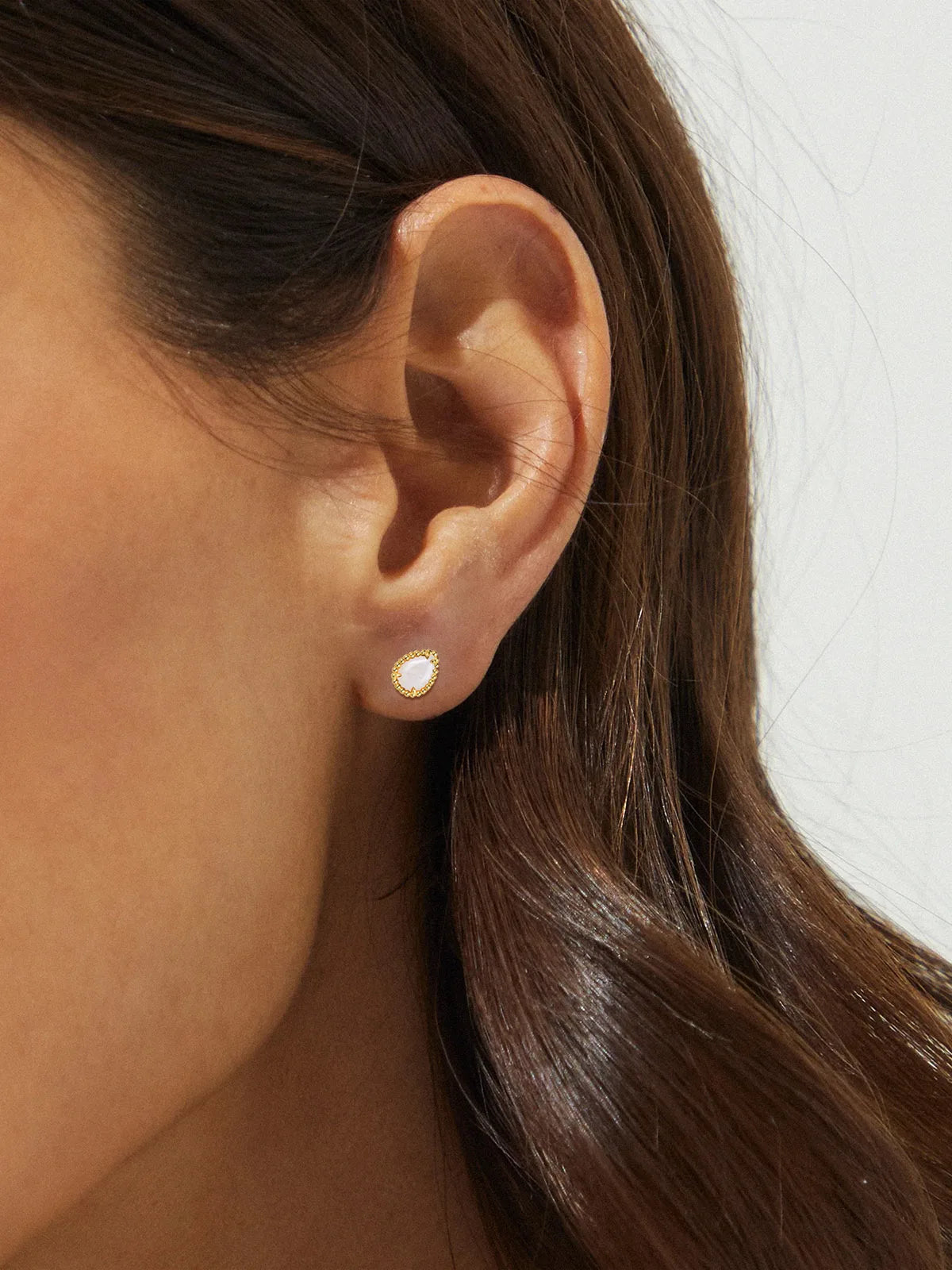 APIR Perlmutt-Wassertropfen-Ohrringe, böhmischer Stil, Damen-Ohrringe, Chalcedon/Granat, baumelnde Ohrringe, täglicher niedrigster Preis