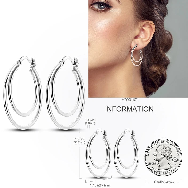 Creolen aus 925er-Sterlingsilber, Mond, Sonne, Original-Ohrring, Anhänger, Zirkon, Herzform, Stern-Ohrring, für Frauen und Mädchen, zur Herstellung von Schmuck