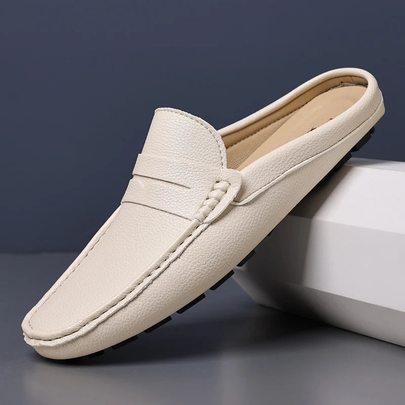 Sommer Leder Herren Loafers