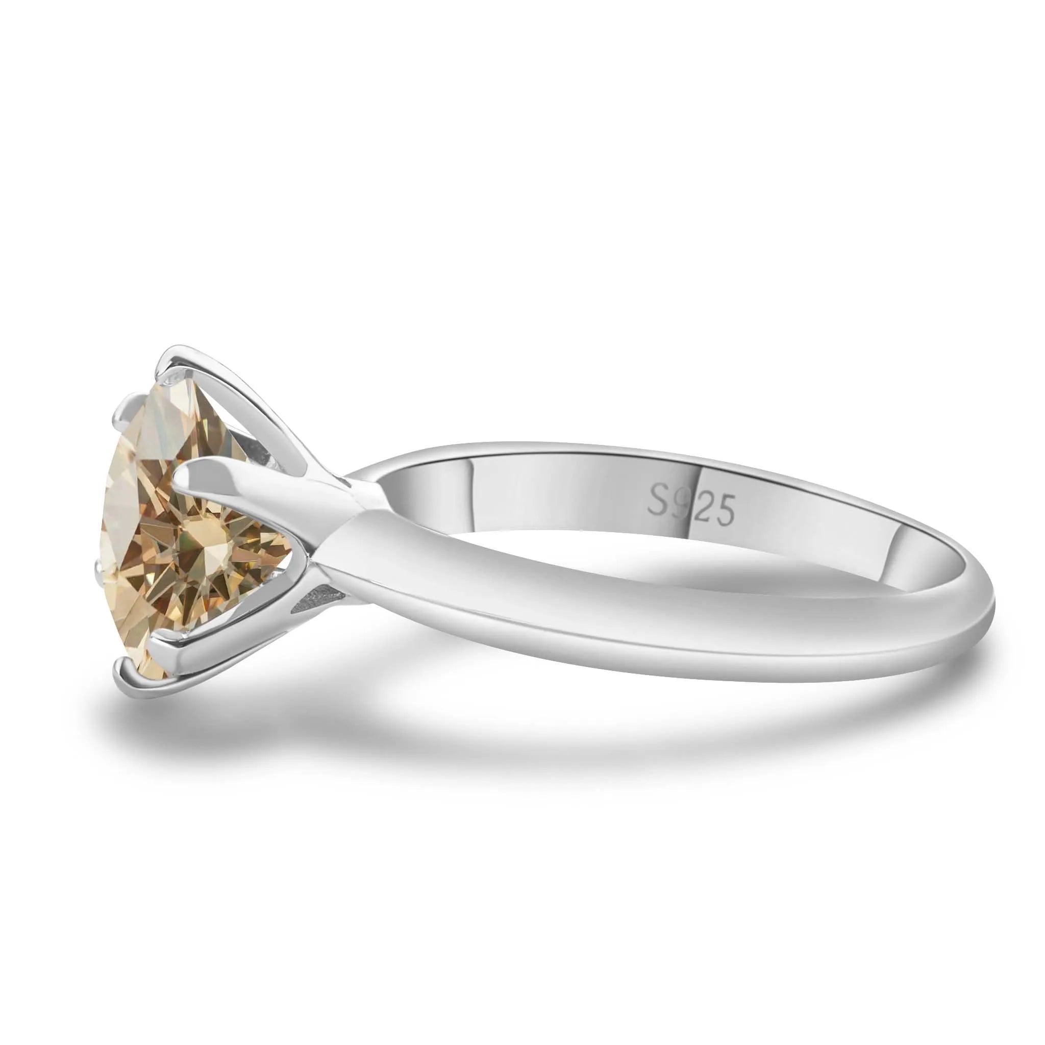 Damen Moissanit Luxus-Ring