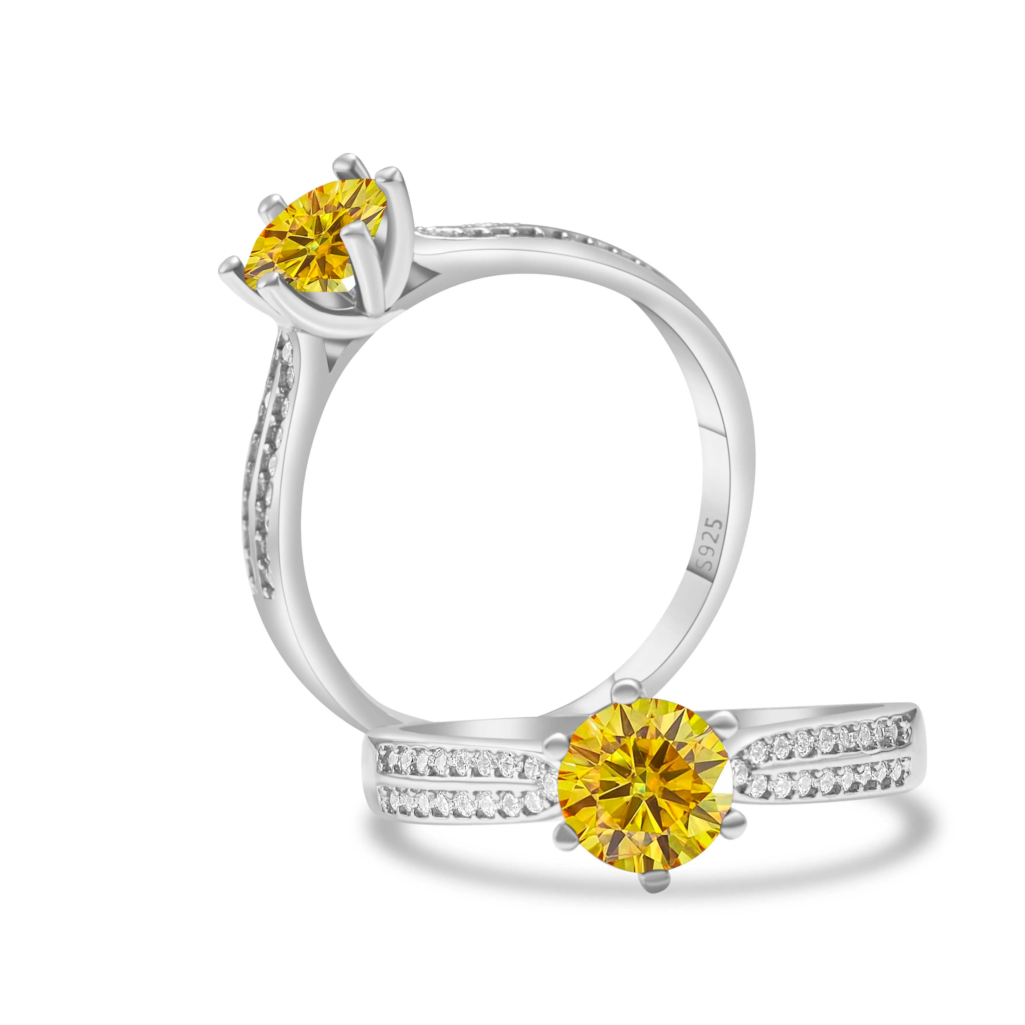 Ring D-Farbe – S925 Sterling Silber