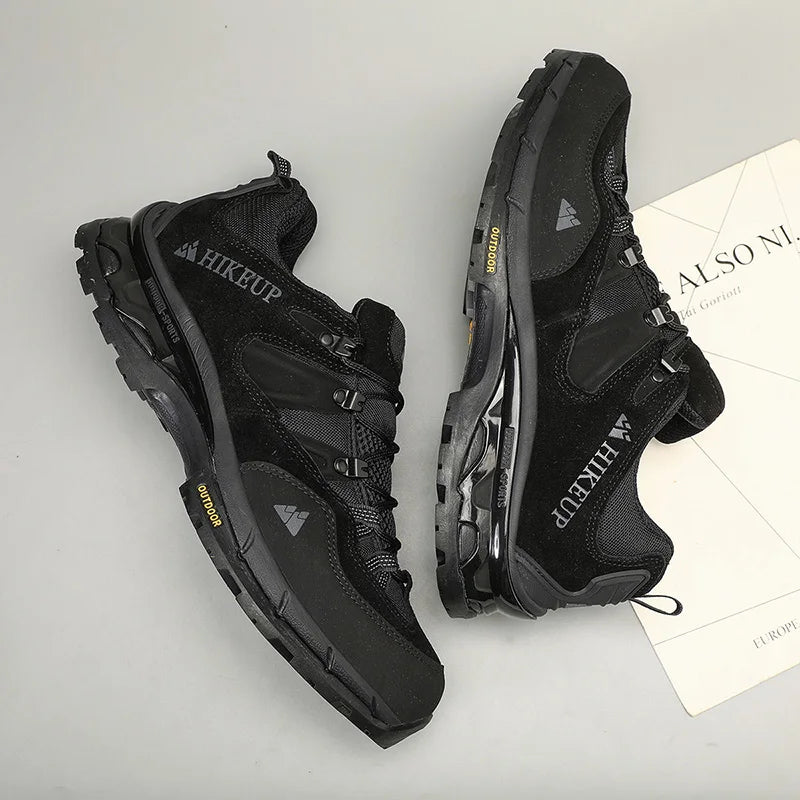 HIKEUP Rutschfeste, verschleißfeste Outdoor-Wanderschuhe, atmungsaktiv, spritzwassergeschützt, Klettern, Herren-Sneaker, Trekking, Tourismus, Bergschuhe